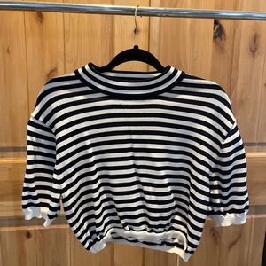 Striped Crop Top